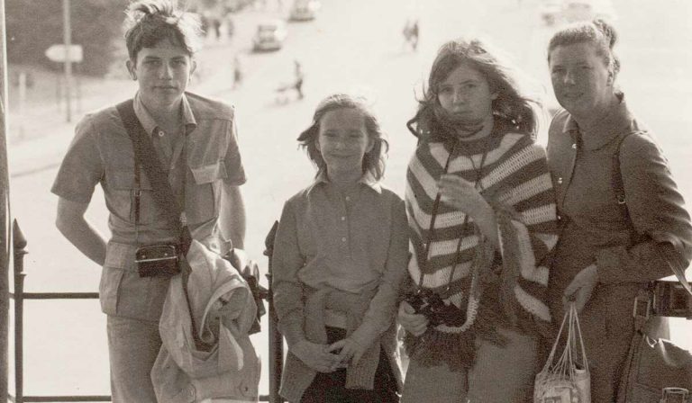 Claes and host family in Berlin 1971