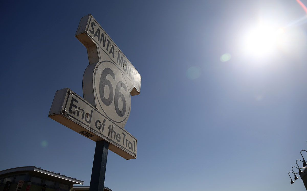 Santa Monica Pier - the end of Route 66