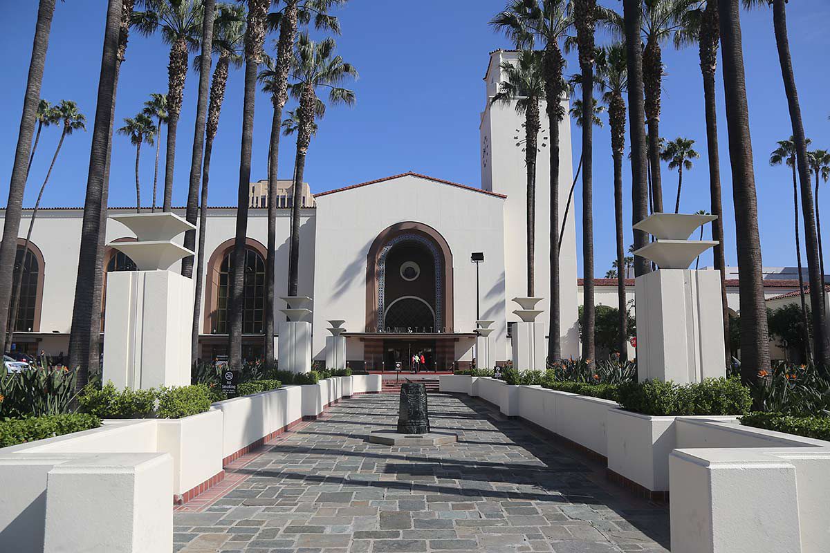 Los Angeles Union station front entrance