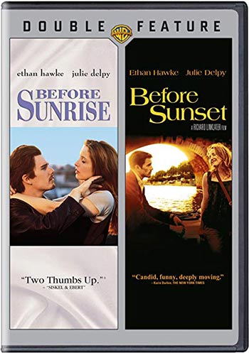 Before Sunrise and Before Sunset movie covers