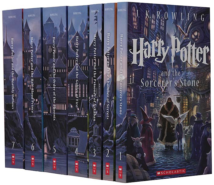 Set of the Harry Potter series of 7 books