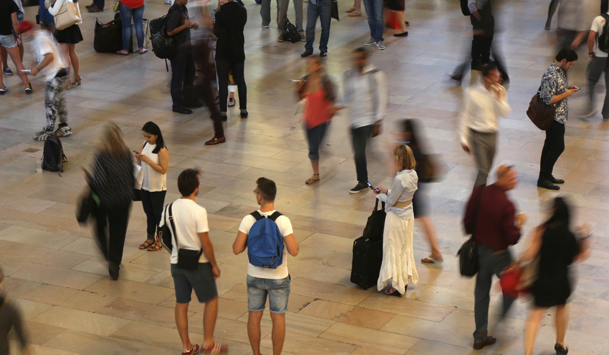 Grand Central Terminal random people - encounters waiting to happen