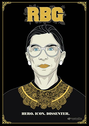 Movie poster for RBG