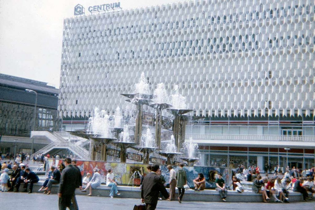 Berlin Alexanderplatz with Centrum department store, 1971