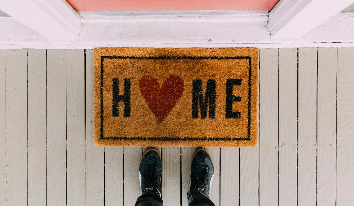 welcome home mat